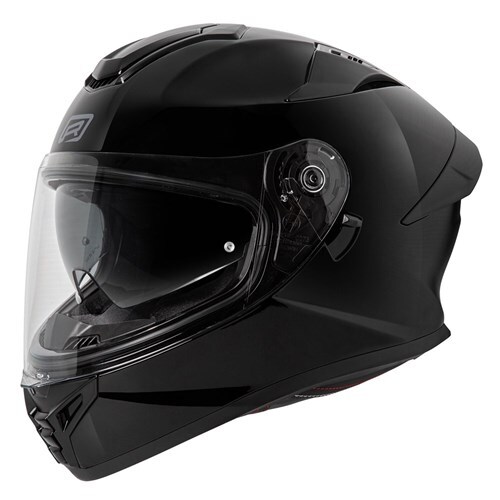 Rjays Apex IV  Motorcycle Helmet Gloss Black (Lg)