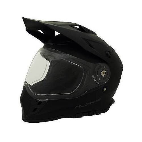 Rjays Dakar Motorcycle Helmet - Gunmetal (Sm)