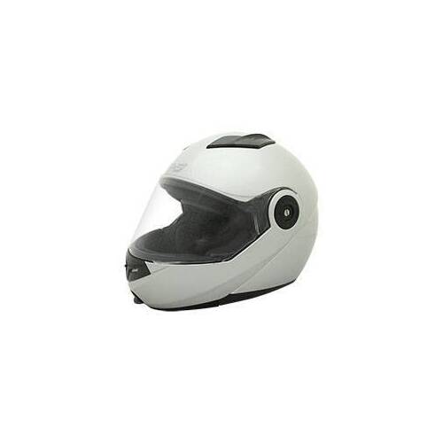 Rjays Strada TSS Motorcycle Helmet - Light Silver (Md)