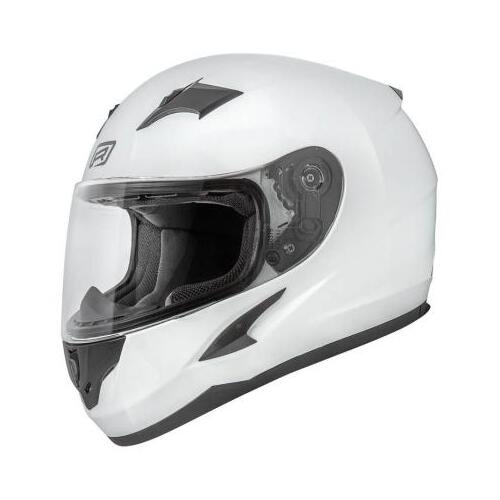 Rjays Grid Motorcycle Helmet Gloss White (Md)