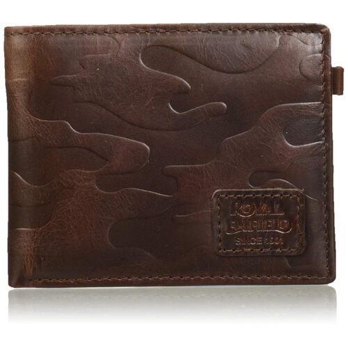 Royal Enfield Motorcycle Wallet Brown Camo