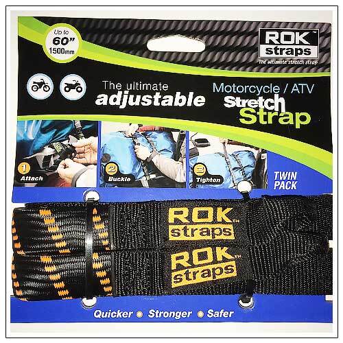 Rok Strap_450 To 1500 25Mm Wide_Black + Orange Stripes - 2 P