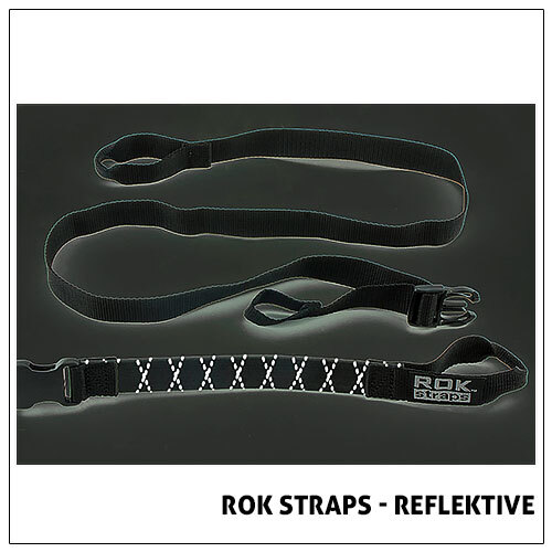 Rok Strap 310 To 1060 16Mm Wide Black Reflective - 2 Pack