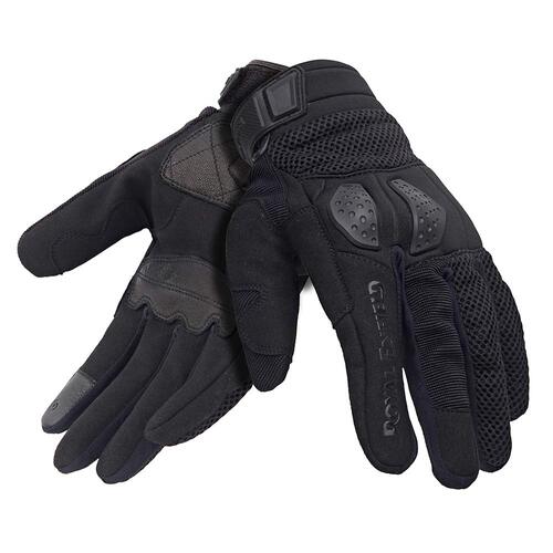 Royal Enfield Trailblazer Motorcycle Gloves Black - Medium