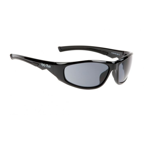 Ugly Fish RS2044 Torpedo Shiny Black Frame And Smoke Lens Sunglasses