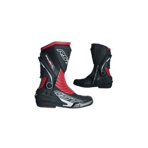 Rst Tractech Evo III Motorcycle Boots - Fluro Red