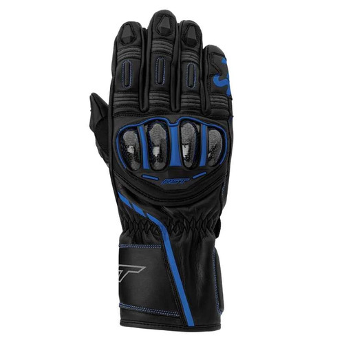 RST S-1 Ce Sport Motorcycle Glove Black Blue (17) / Small