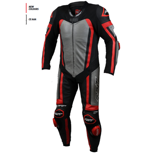RST Motorcycle Pro Series EVO Motorcycle Racing Suit  Black/Grey/Red 48