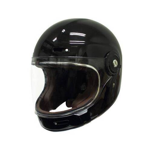 Scorpion Vintage Motorcycle Helmet - Gloss Black