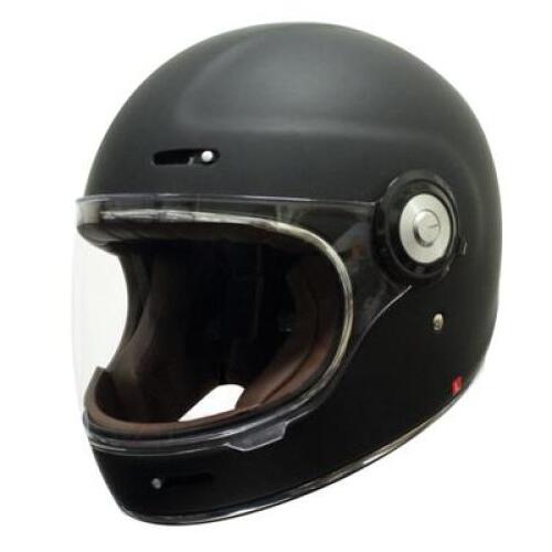 Scorpion Vintage Motorcycle Helmet - Matte Black