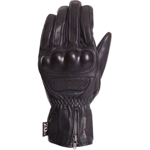 Segura Justice Leather Motorcycle Gloves - Black