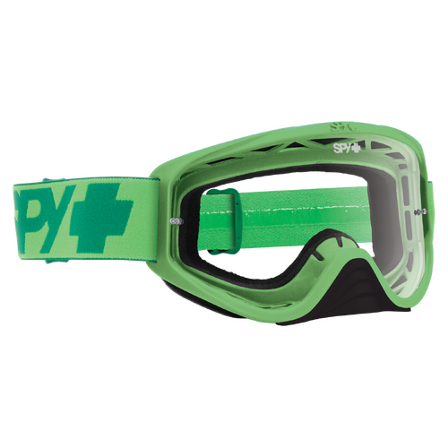 Spy Optic Woot Race Mono Green w/Clear Anti-Fog Lens Goggles