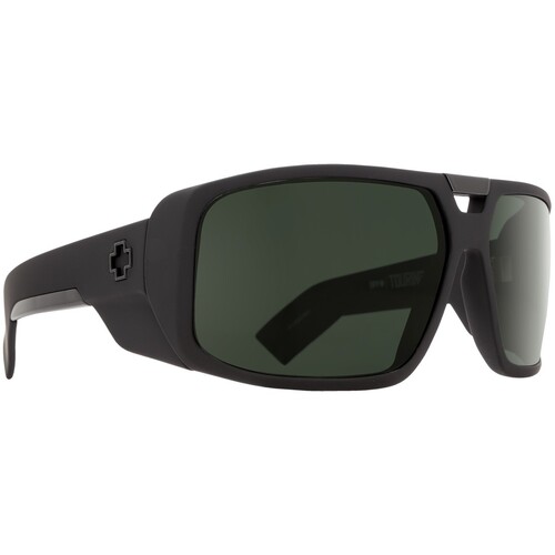 Spy Touring Soft Matte Black Happy Grey Green Lens Sunglasses