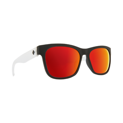 Spy Optic Sundowner Matte Black Red Spectra Lens Sunglasses