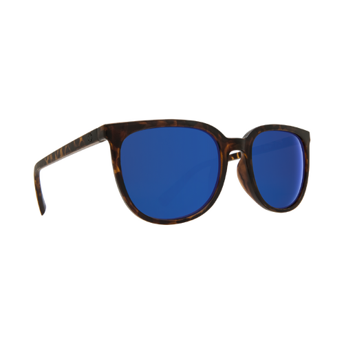 Spy Optic Fizz Matte Blonde Tort Dark Blue Spectra Lens Sunglasses 