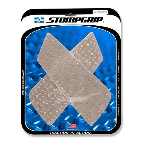 Stompgrip Universal Wedge Motorcycles Tank Grips Volcano Clear