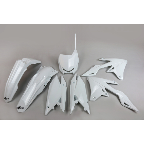 UFO Suzuki RMZ 250 19-20/RMZ 450 Plastics Kit White 2018-20