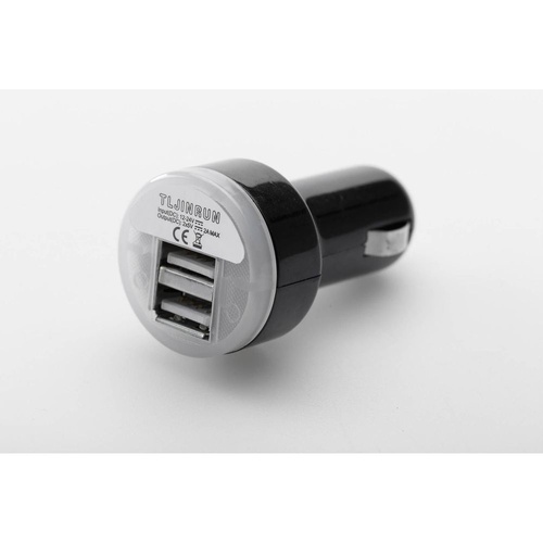 Sw-Motech Motorcycle Double Usb Charger For Cigarette Lighter Socket
