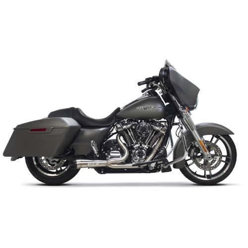 Two  Borthers  Racing  Shorty-Turnout Stainless Exhaust System For Harley (17-22) 