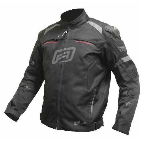 Rjays Stinger II Ladies Motorcycle Textile Jacket - Black - XL