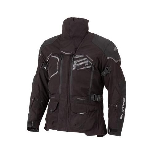Rjays Adventure Textile Motorcycle Jacket Ladies Grey/Black (10)