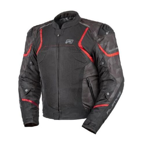 Rjays Pace Airflow Textile Motorcycle Jacket  Black/Night Ops Camo (Md)