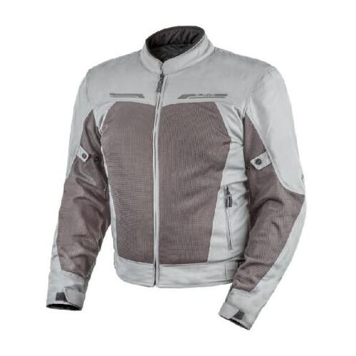 Rjays Zephyr Textile Motorcycle Jacket  Primer Grey (Sm)