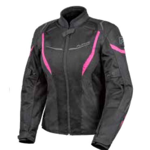 Rjays Ladies Swift III Motorcycle Jacket - Black/Pink