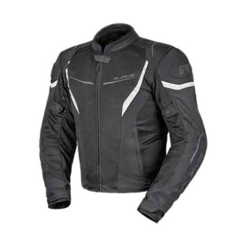 Rjays Men's Swift III Motorcycle Jacket - Black/White