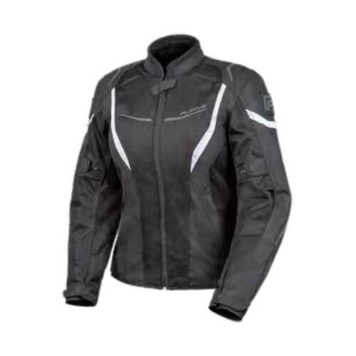 Rjays Ladies Swift III Motorcycle Jacket - Black/White