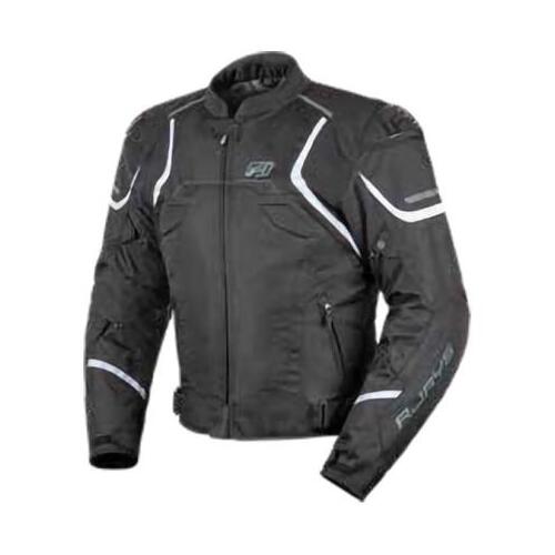 Rjays Pace Motorcycle Jacket - Black White