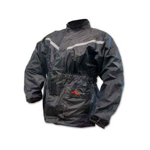 Rjays Tornado Motorcycle Waterproof Light Weight Jacket - Black