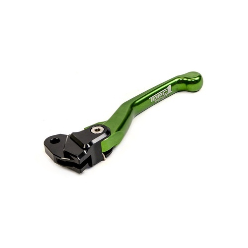 Torc1 Racing Vengeance Kawasaki/Suzuki Clutch Lever - Black/Green