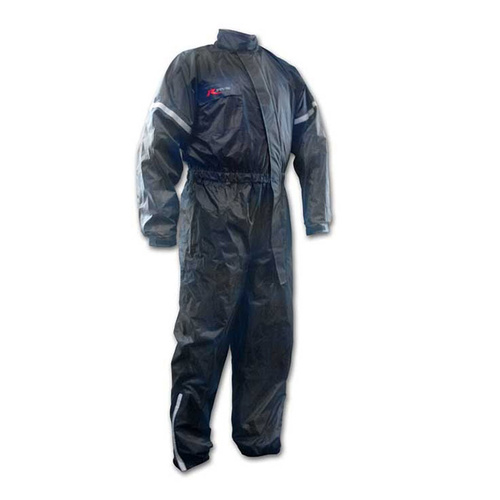 New Rjays Tornado Motorcycle Waterproof Motorbike Rain Suit - Black