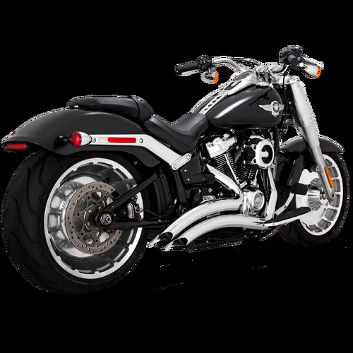 Vance  and Hines  Big Radius Exhaust  2-2 Chrome Softail 18-22 (Fits: Fatboy + Breakout + Fxdr)
