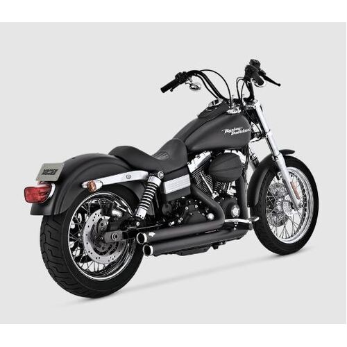 Vance & Hines Bigshot Staggered Dyna (Excl Switchback) 2006-17 - Black