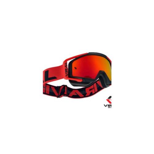 Viral Brand Factory Series Frame Red Strap Goggles  - Orange/Black