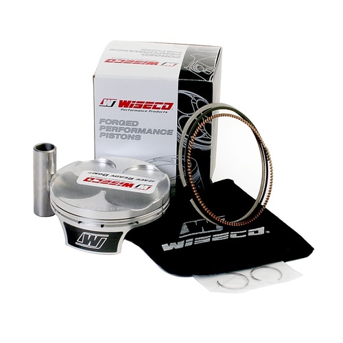 Wiseco Motorcycle Off Road, 4 Stroke Piston, Shelf Stock - Honda 2010 CRF250R 4vp Domed 14.2:1 CR