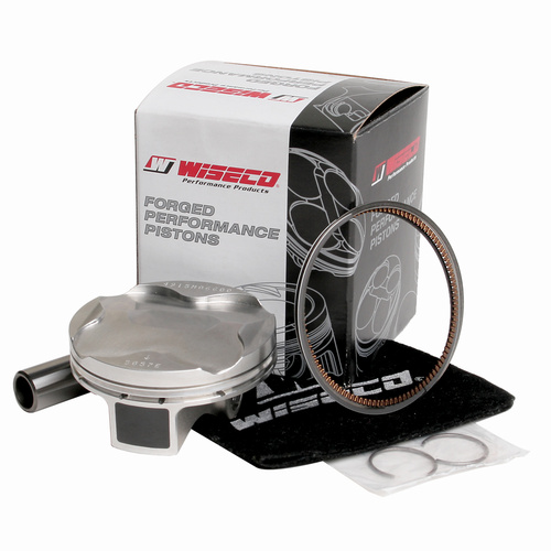 Wiseco Motorcycle Off Road, 4 Stroke Piston, Shelf Stock For HONDA 07-11 CRF150R 4v Flat Top 11.7:1 CR