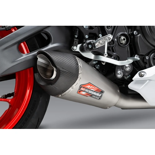 FZ/MT-07 15-25 / XSR700 18-24 / R7 22-25 Race R-77 Stainless Full Exhaust, w/ Stainless Muffler