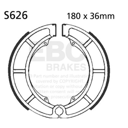 EBC Motorcycle Brake Shoe Set