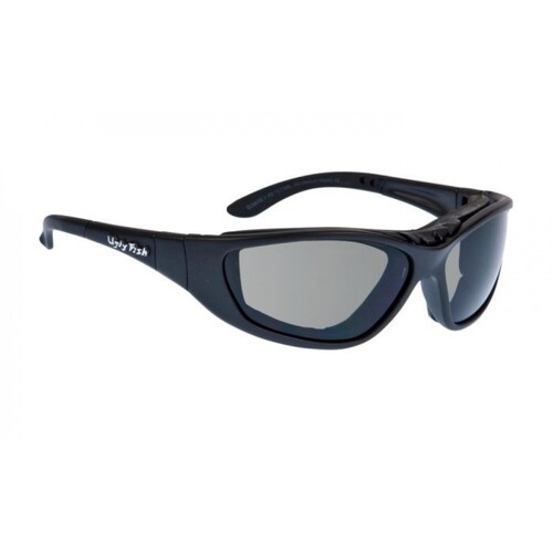 Ugly Fish Ultimate Motorcycle Sunglasses RS707 - Matt Black/Smoke